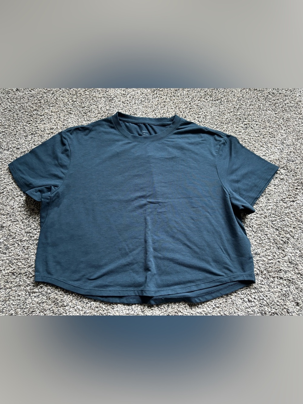 Nike One Relaxed Dri-Fit Cropped Short Sleeve Top Sz XS